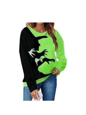 Women Witches Sweatshirt Funny Spooky Season Sweatshirt size small